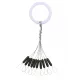 Nevis Butée en caoutchouc noire L 7x2,2mm 10pcs