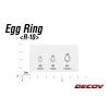 Decoy R-10 Egg Ring Silver 2 50lb Split Ring Kulcskarika 12db