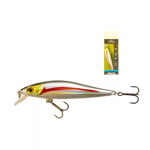 Wizard Shad peu profond Flottant RB 9cm 12gr Leurre