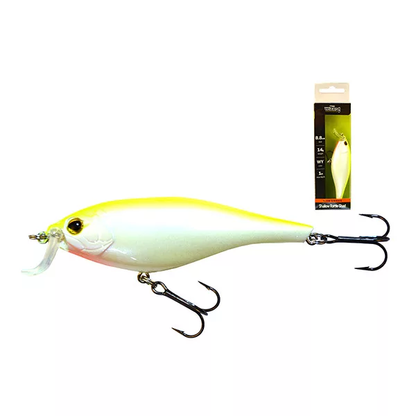 Wizard Shallow Rattle Shad Coulant lent WY 8,8cm 14gr Leurre