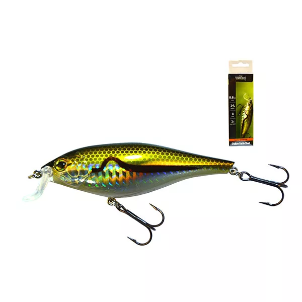 Wizard Shallow Rattle Shad Slow-Sinking SG 8,8cm 14gr Leurre