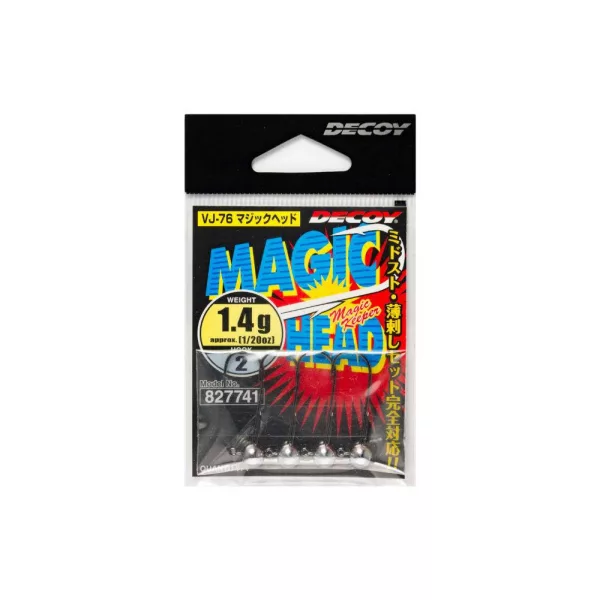 Decoy VJ-76 Magic Head #2 1,4gr Jig Fej 4db