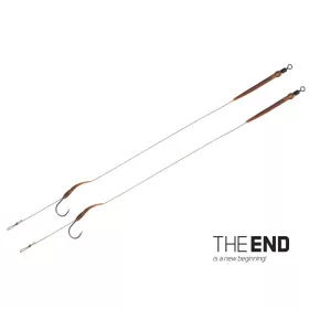   Delphin THE END Boilie rig hameçon monté / 2 pcs 20cm/25lbs/#2