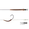 Delphin THE END Boilie rig hameçon monté / 2 pcs 20cm/25lbs/#6