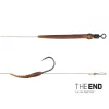 Delphin THE END Skin rig hameçon monté / 2 pcs 20cm/25lbs/#6