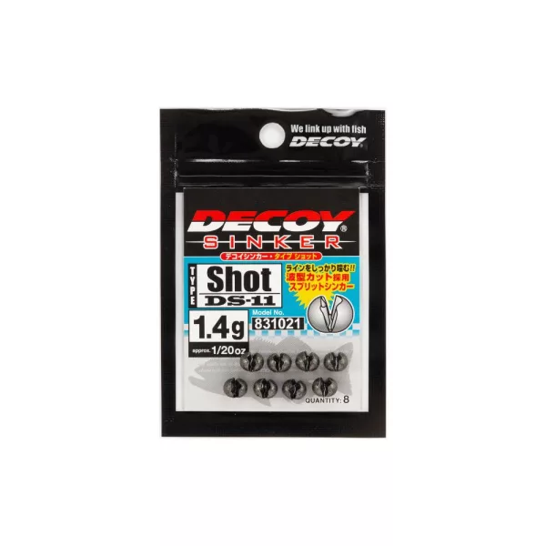 Decoy DS-11 Sinker Type Shot 1,4gr Sörétólom 8db