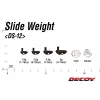 Decoy DS-12 Slide Weight 3,5gr Offset Ólom 3db