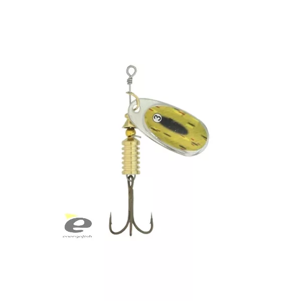Kamasaki Falcon Cuiller Tournante aux Yeux Noirs sur Fond Doré 1 - 4gr