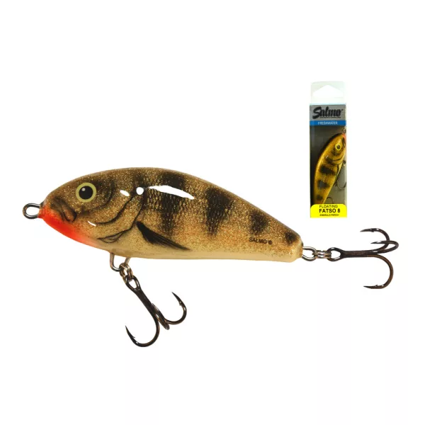 Salmo Fatso Fbf Spottedemp 8cm 21gr Poisson nageur