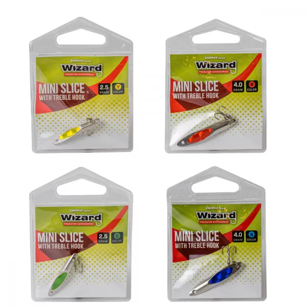 Wizard Mini Slice Cuiller ondulante S Jaune S - 2,5gr