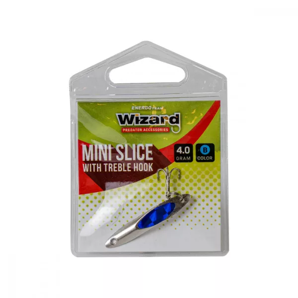 Wizard Mini Slice Cuiller ondulante Bleue - 4gr