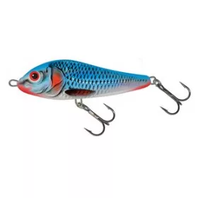   Salmo LEURRE PLONGEANT RATTLIN SLIDER SD8 BLA Leurre plongeant