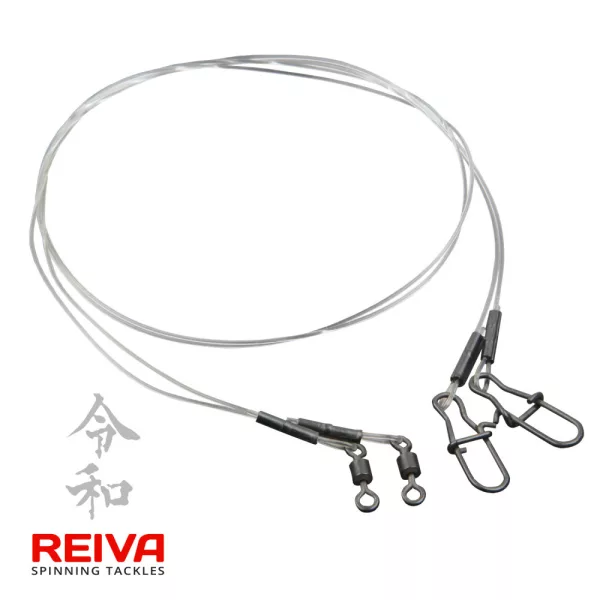 Bas de ligne Fluorocarbon 2 pièces 40cm/0,50mm Bas de ligne pour carnassiers