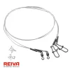 Bas de ligne Fluorocarbon 2 pièces 40cm/0,60mm Bas de ligne pour carnassiers