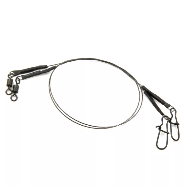 Bas de ligne prédateur en titane 2/pcs 30cm/0,30mm