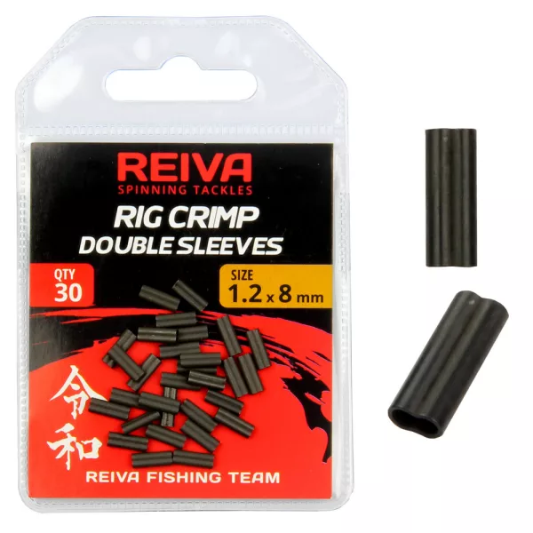 Reiva Manchon à sertir Double 1,0x8mm 30 pièces