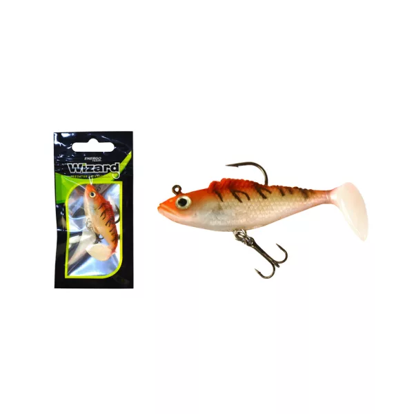 Wizard Swimbait Perch 5,08cm Whitetiger leurre souple