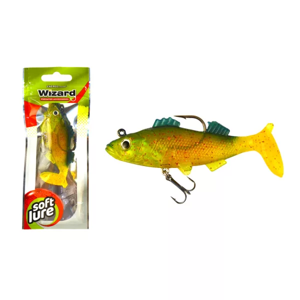 Wizard Swimbait Perch 7,62cm Yellowholo leurre souple