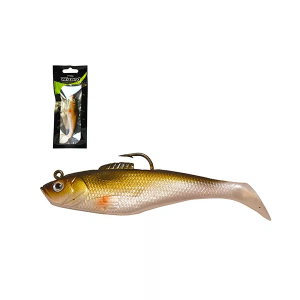Wizard Swimbait Paddle Shad Realgold 7,62cm Leurre Souple
