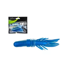 Wizard Bass Grub Bleu 7cm Larve artificielle 5pcs