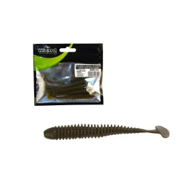 Wizard Power Minnow Gris 9cm Leurre souple 5pcs