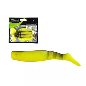   Wizard Warrior Shad Noir-Vert 9cm Leurre souple plastique 4pcs