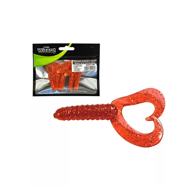 Wizard Harpex Twist Double Rose 6cm Twister 5pcs