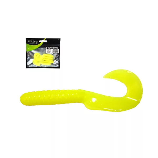 Leurre souple Wizard Harpex Evo Lime 7cm 5pcs