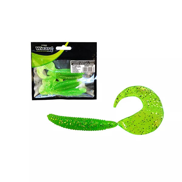 Wizard Harpex Twist Evo Vert 9cm Twister 5pcs