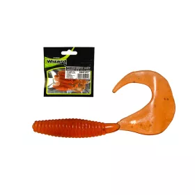 Leurre souple Wizard Harpex Twist Orange 6cm 5pcs