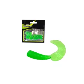 Leurre souple Wizard Harpex Twist Green 3cm 15pcs