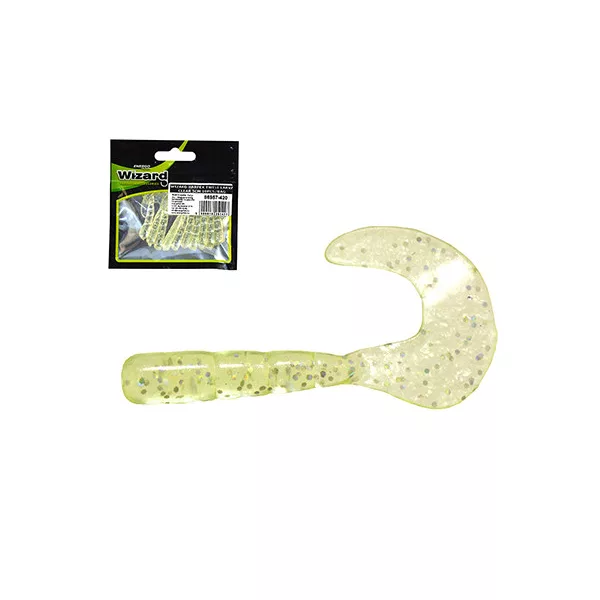 Wizard Harpex Twist Larva Clear 5cm Leurre Artificiel 10pcs