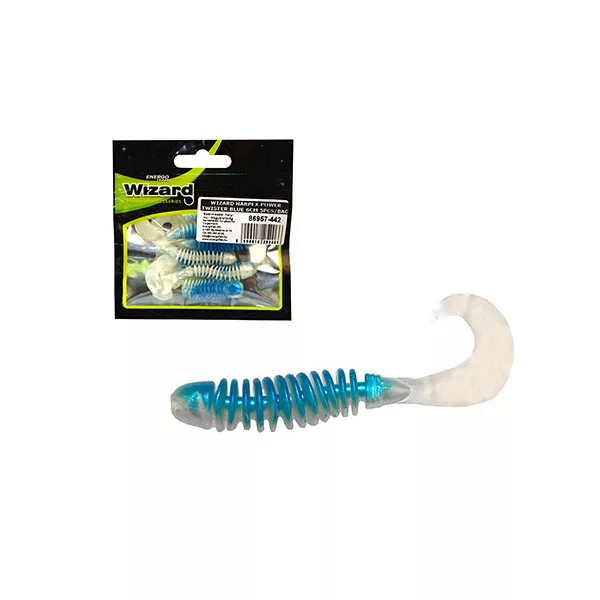 Wizard Harpex Power Twister Bleu 6cm Leurre 5pcs