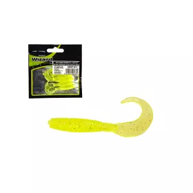 Wizard Harpex Twist Fluo-Green 5cm Leurre souple 5pcs