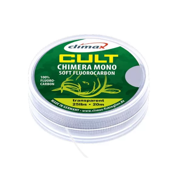 Climax Cult Carp Chimera Soft Fluorocarbon Hooklink 20m 0,45mm 25lb Fluorocarbon Előkezsinór