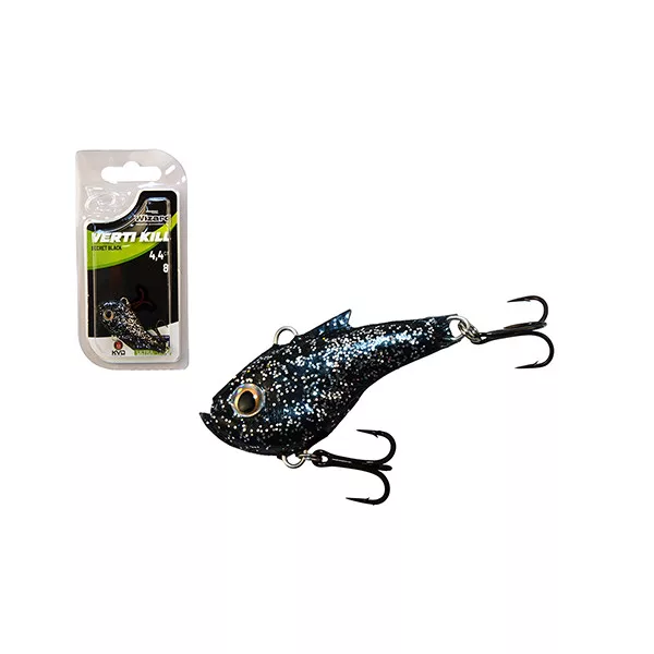 Wizard Strike+ Verti Kill Secret Black 4,4cm 8gr Vertikális Műcsali