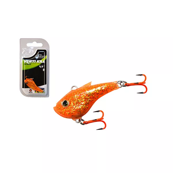 Wizard Strike+ Verti Kill Pike Orange 4,4cm 8gr Vertikális Műcsali