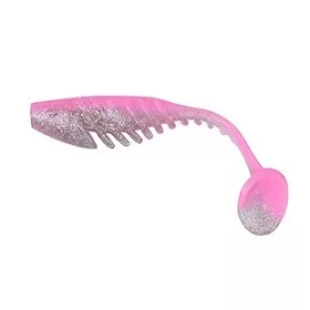 L&K Floating Shad Leurre souple 45mm Rose - 5 pièces