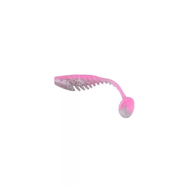 L&K Floating Shad Leurre souple 45mm Rose - 5 pièces