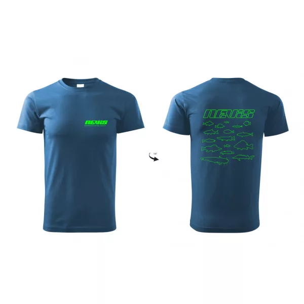 Nevis T-shirt Poisson Bleu XL