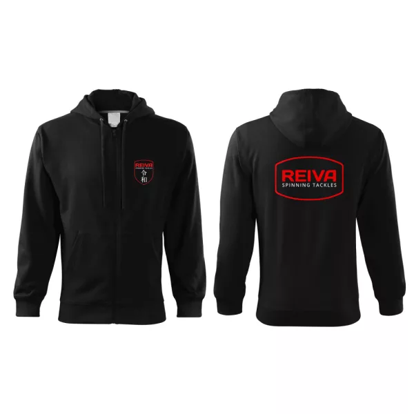 Reiva Pull à Capuche Zippé Noir 2XL