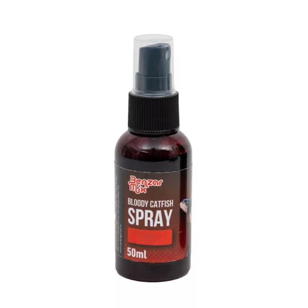 Spray d'arôme pour Silure Benzár Mix Catfish Bloody Foie-Poisson 50ml