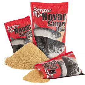   Benzár Mix Novac Sanger Amour Argenté Sans Farine de Poisson Amorce Feeder 1kg