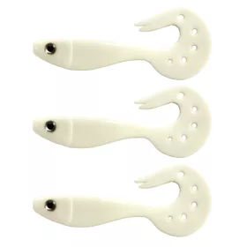   Nevis Twister Shad Vantage 9cm 6,56gr 3db/cs /blanc/ Leurre en plastique