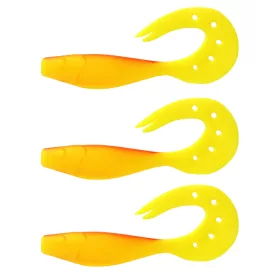   Nevis Twister Shad 11cm 10,76gr 3db/cs (Rouge-jaune) Leurre en plastique