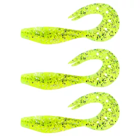   Nevis Twister Shad 11cm 10,76gr 3db/cs (Paillettes Verte) Leurre en plastique