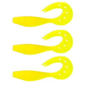   Nevis Twister Shad 11cm 10,76gr 3db/cs (Jaune) Leurre en plastique