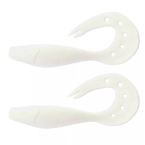 Nevis Twister Shad 14cm 21,40gr 2db/cs (Blanc) Leurre en plastique
