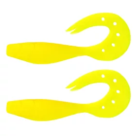   Nevis Twister Shad 14cm 21,40gr 2db/cs (Jaune) Leurre en plastique
