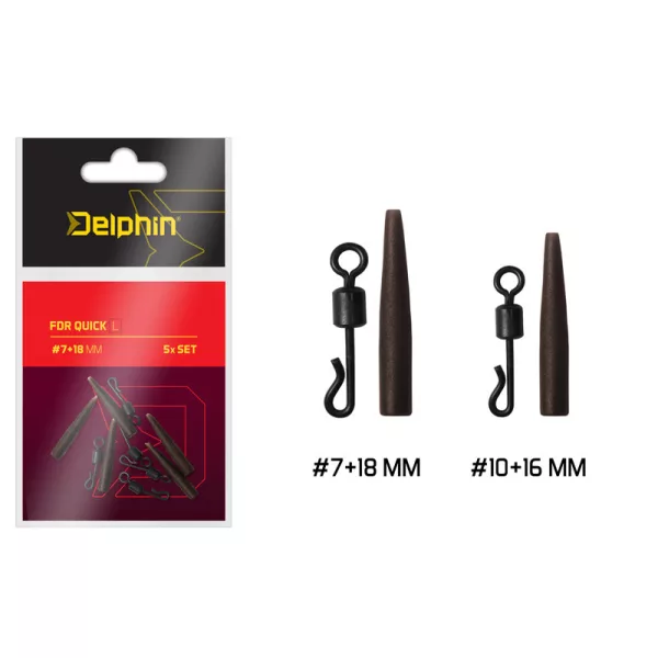 Delphin FDR Quick L / Set de 5 pièces #7+18mm